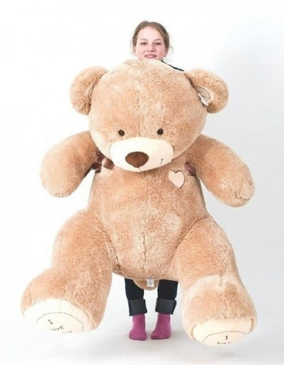 Огромный плюшевый мишка Пончик 180 см, мягкая игрушка медведь, подарок на день рождения, на новый год 2023