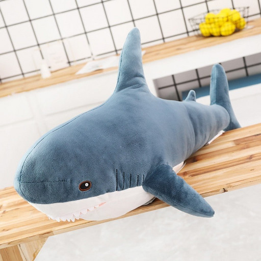 Акула из икеи детская мягкая игрушка 110 см