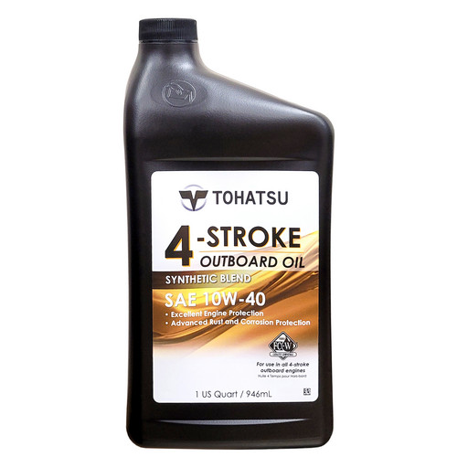 Масло моторное синтетическое Tohatsu 4-Stroke Outboard Oil 10W-40 (0.946 л.)