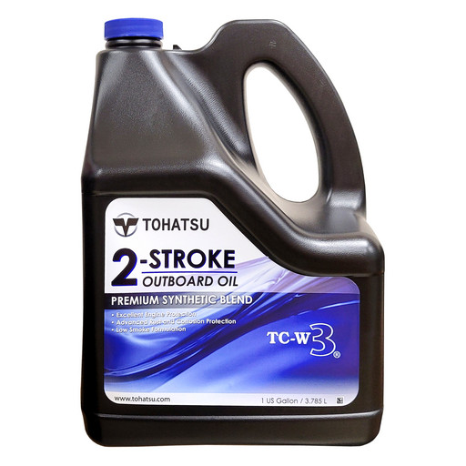 Масло моторное синтетическое Tohatsu 2-Stroke Outboard Oil TC-W3 (3.785 л.)