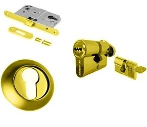 МЕХАНИЗМ КЛЮЧ-ВЕРТУШКА матовое золото