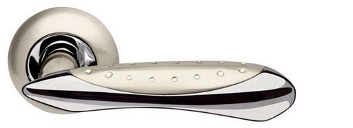 Ручка раздельная Corvus LD35-1SN/CP-3 матовый никель/хром