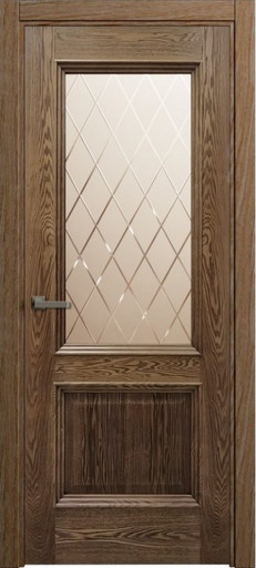 Мальта натуральный дуб с патиной остекленная