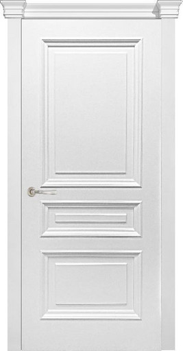 Багетто 1 эмаль белая, глухая