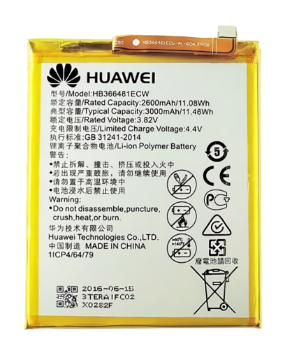 Аккумулятор для Honor 5C ( NEM-TL00H ) / 6C Pro ( JMM-L22 ) / 8 ( FRD-L02 ) / 8 Lite ( PRA-AL00 ) / 9 Lite ( LLD-AL00 ) / 7A Pro ( AUM-AL29 ) / 7C Pro ( LND-AL29 ) ( HB366481ECW )