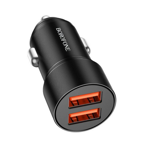 Автомобильное зарядное устройство Borofone BZ19B 36W QC3.0 2.4A (черный)