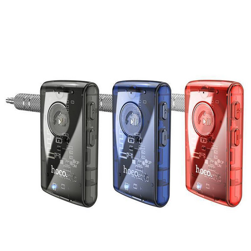 FM-Модулятор Hoco E66 Transparent