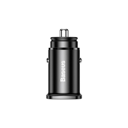 Автомобильное зарядное устройство Baseus Square metal, 5A, 30W (черный)