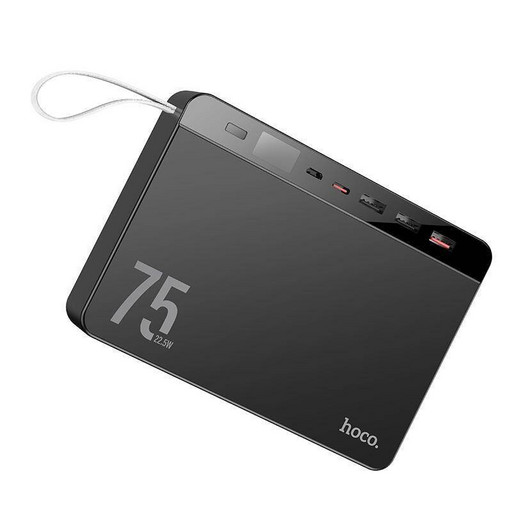 Портативный аккумулятор Power Bank HOCO J94 22.5W (75000 mAh) (черный)