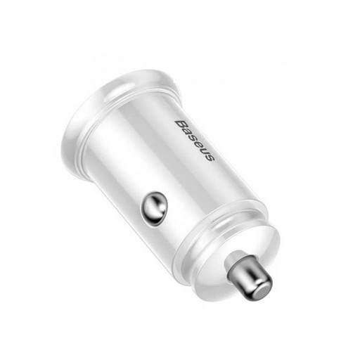Автомобильное зарядное устройство Baseus Grain Pro, 2 USB, 4.8A (белый)