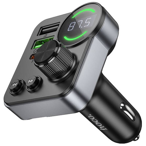 FM-Модулятор Hoco E86 Alegria 48W (PD30W + QC3.0) (черный)