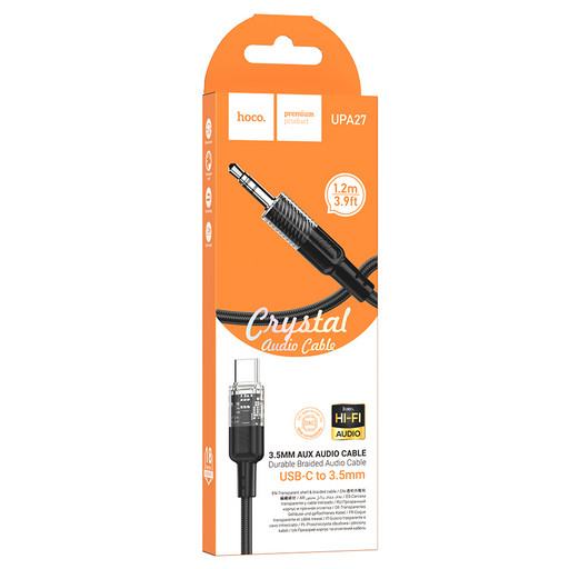 Аудиокабель Hoco UPA27 ( Jack 3.5 - Type-C )