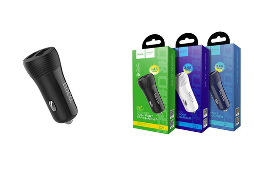 Автомобильное зарядное устройство Hoco Z21 Ascender 2 USB