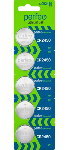 Батарейка литиевая Perfeo CR2450 1шт.