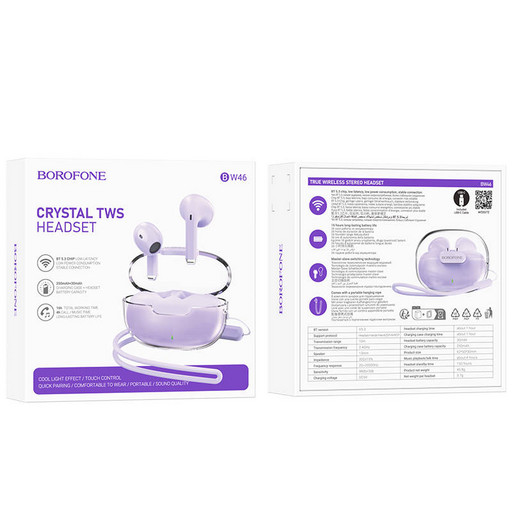 Беспроводные наушники Borofone BW46 Ice flake