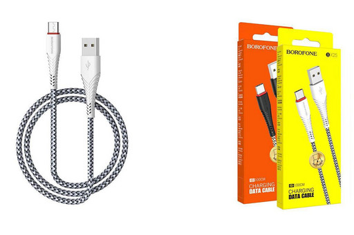 Кабель Borofone BX25 ( USB-Type-C ) 1.0м черный