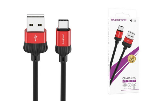Кабель Borofone BX28 ( USB-Type-C ) 1.0м серый