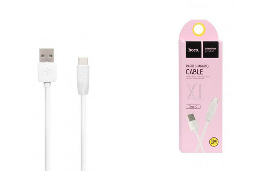 Кабель Hoco X1 ( USB-Type-C ) 1.0м белый