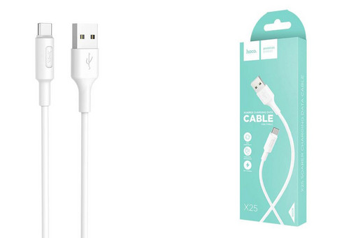 Кабель Hoco X25 ( USB-Type-C ) 1.0м черный