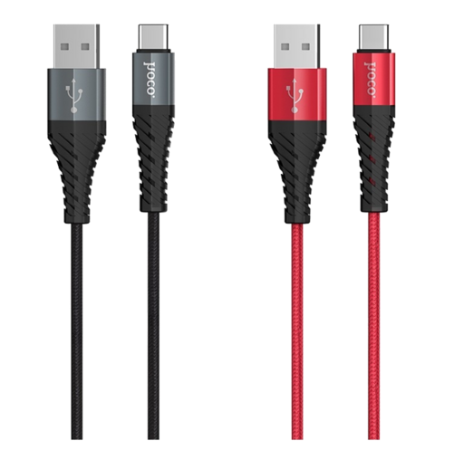 Кабель Hoco X38 ( USB-Type-C ) 1.0м черный