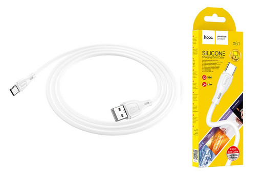 Кабель Hoco X61 ( USB-Type-C ) 1.0м черный