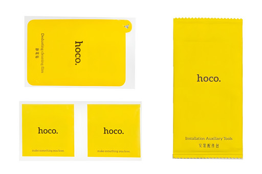 Комплект для наклейки защитного стекла Hoco ( 3 в 1 )