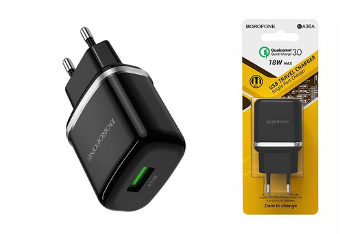 Сетевое зарядное устройство Borofone BA36A QC 3.0