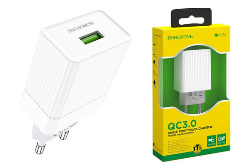 Сетевое зарядное устройство Borofone BA47A QC 3.0