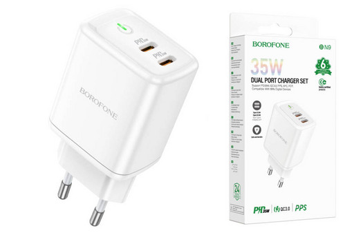 Сетевое зарядное устройство BOROFONE BN9 PD ( Type-C )
