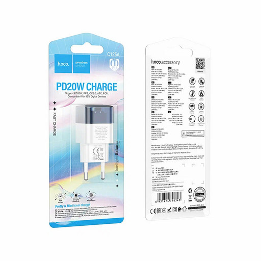 Сетевое зарядное устройство Hoco C125A PD