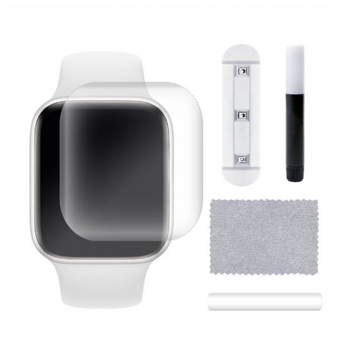 Защитное стекло для Apple Watch 7 (УФ клей + лампа)