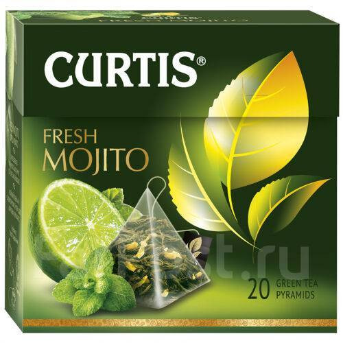 Чай Curtis Fresh Mojito зелен пирам 20*1,7г