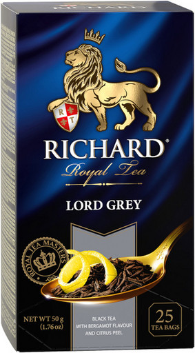 Чай Richard Lord Grey черн ф/п с/я 25*2г