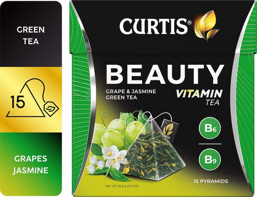 Чай Curtis Beauty зеленый 15*1,7г