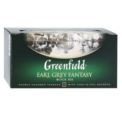 Чай Greenfield Earl Grey fantasy черный конверт ф/п 25*2г