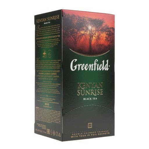 Чай Greenfield Kenyan Sunrise черн 25*2г