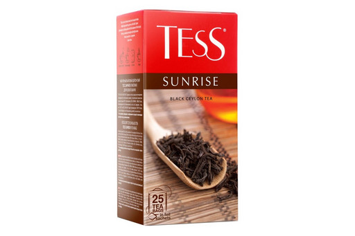 Чай Tess Sunrise черный цейлон ф/п конверт 25*1,8г