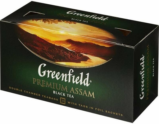 Чай Greenfield Premium Assam черный 25*2г