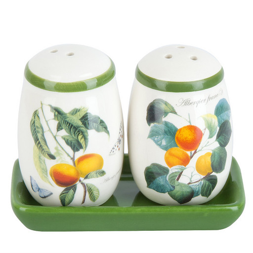 Набор для специй солонка/ перечница "Fruit Garden" 11х6х8,5см (керамика) L2521143