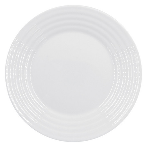 Тарелка десертная Lavenir HoReCa "Lines" 17,5 см, 7" LWPP-70 WHITE стеклокерам. 112934