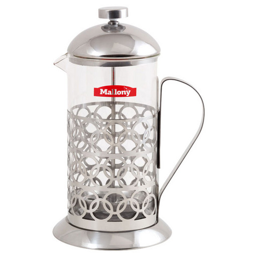 Чайник/кофейник (кофе-пресс) "Олимпия" Т046-1000ML (сталь) (950093)