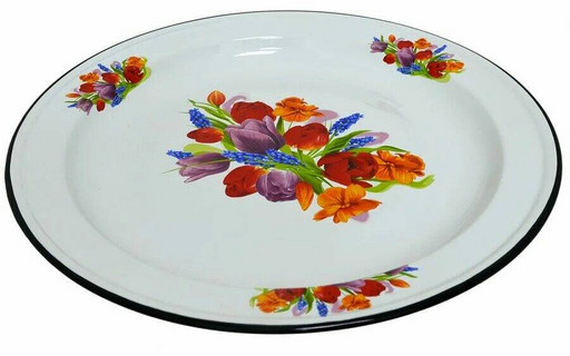 Блюдо 3 л декор на дне Тюльпан Май С0810.д*119