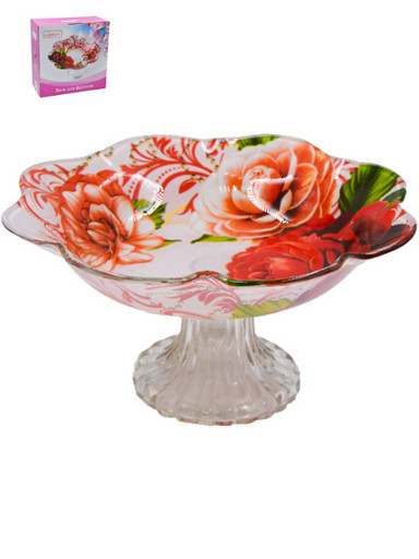 Ваза для фруктов Lavenir 19 см, B432108-L017 стекло 55399