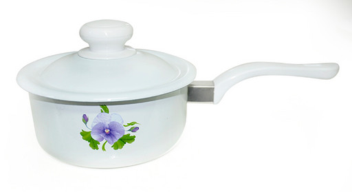 Кастрюля 0,6л С-1605П/4  "Анютины глазки"