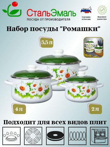 408 Набор №408 Ромашки белосн.