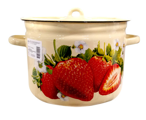 Кастрюля 7,0л С-1620/4 с рисунком