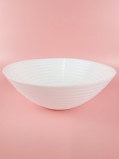 Салатник Lavenir HoReCa "Lines" 1100 мл, 20 см, 8" LWPA-80 WHITE стеклокерамика 112937