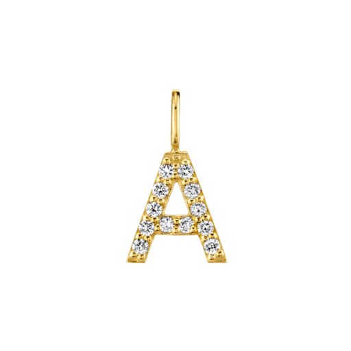 Подвеска с буквой "А"