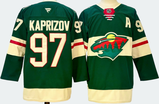 Фанатское джерси NHL Minnesota Wild 'Kaprizov 97' HOME