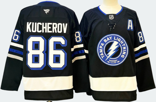 Фанатское джерси NHL Tampa Bay Lightning 'Kucherov 86' ALTERNATE